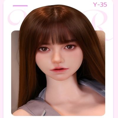 ওয়াটারপ্রুফ সেক্স টয়স হেড ফর ব্লজব এশিয়ান মুখের সাথে, সিলিকন হেড ফর ব্লজব